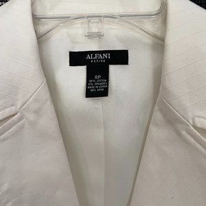 Alfani Petite White Jacket NWT